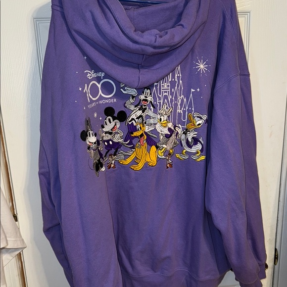 Purple Disney World Hoodie with Mickey Mouse Embroidered - Picture 5 of 5